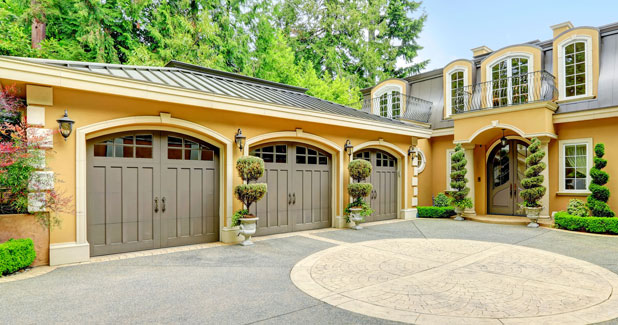 Installed garage door in Monroe County